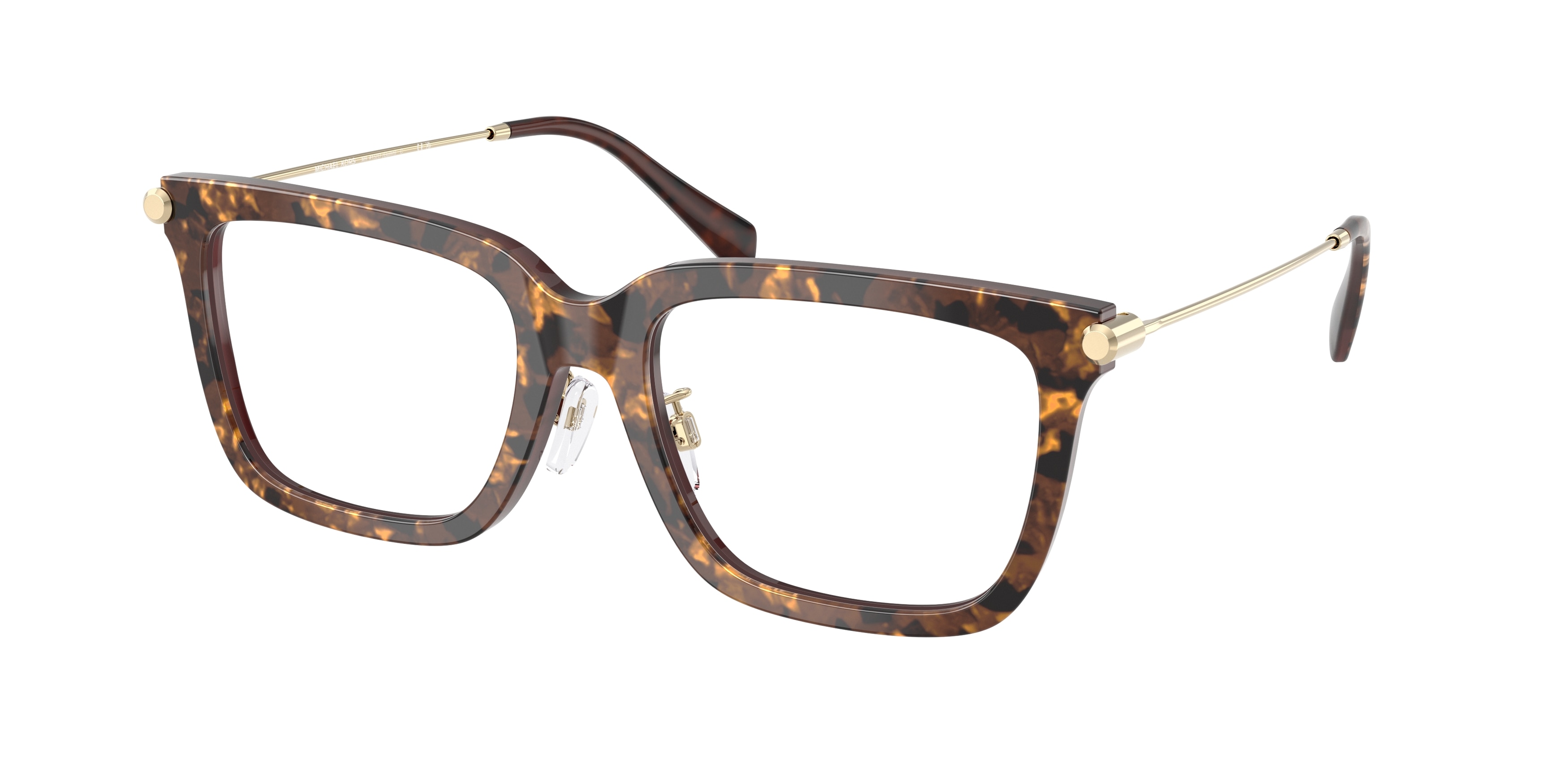 Michael Kors Woman MK4152D GUILIN 4016 Vista frames Acetate Brown Transparent Squared Normal-image